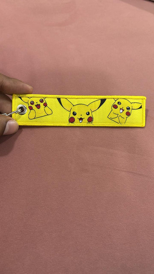 Fabric Woven Keychain